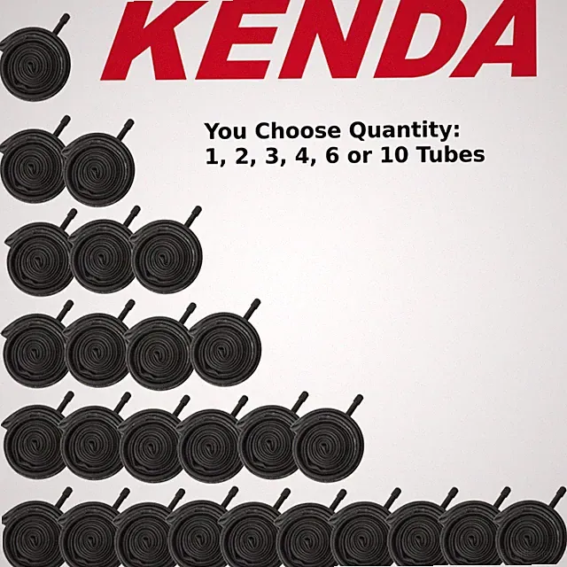 MultiPak KENDA 26" x 1.90-1.95-2.0-2.1-2.125" Schrader Valve Mountain Bike Tube